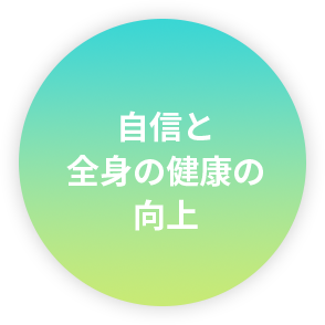 自信と全身の健康の向上